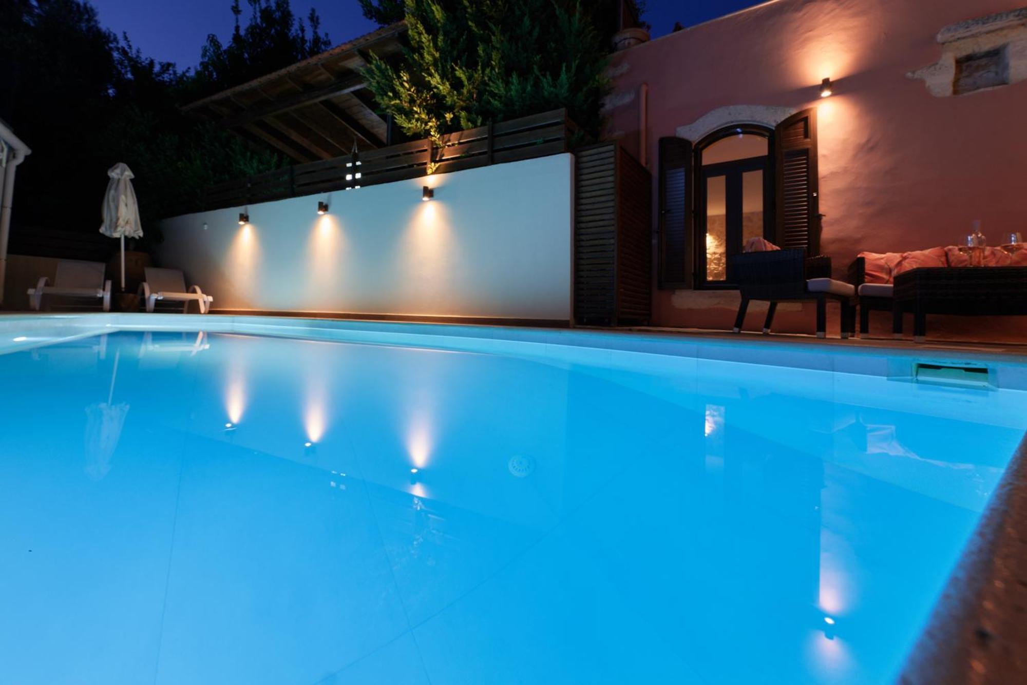 Stone Villa With Swimming Pool-Bbq! Melidhonion  Luaran gambar